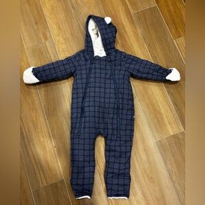 Overall winter suit for babies
